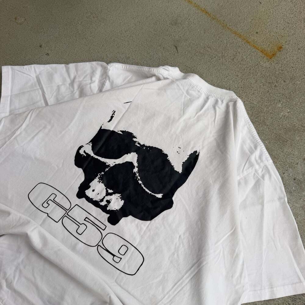 G59 Records Suicideboys Skull Graphic T-Shirt White